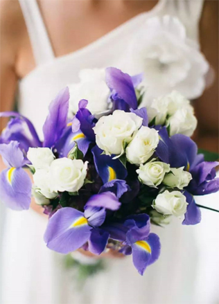 Букет невесты: что символизируют любимые цветы? Ирис