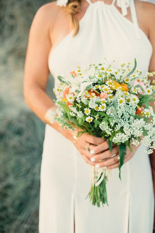 Вдохновение: 36 свадебных букетов в стиле бохо 