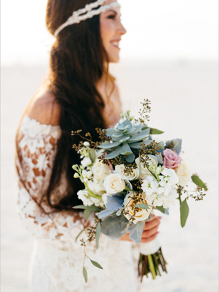 Вдохновение: 36 свадебных букетов в стиле бохо 