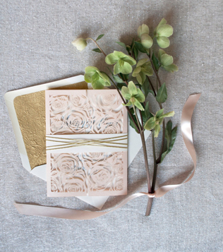 Бумажное кружево: свадебная полиграфия с узорами  