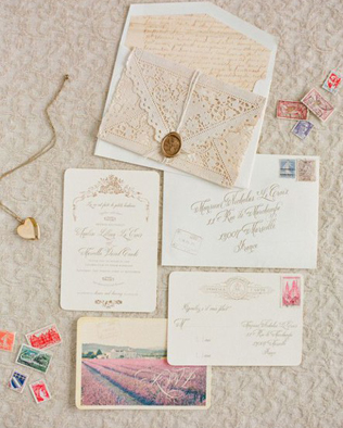 Бумажное кружево: свадебная полиграфия с узорами  