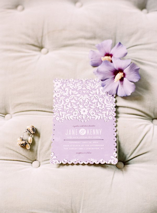 Бумажное кружево: свадебная полиграфия с узорами  