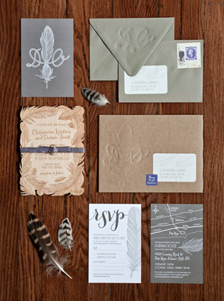 Бумажное кружево: свадебная полиграфия с узорами  