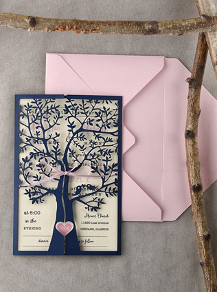 Бумажное кружево: свадебная полиграфия с узорами  