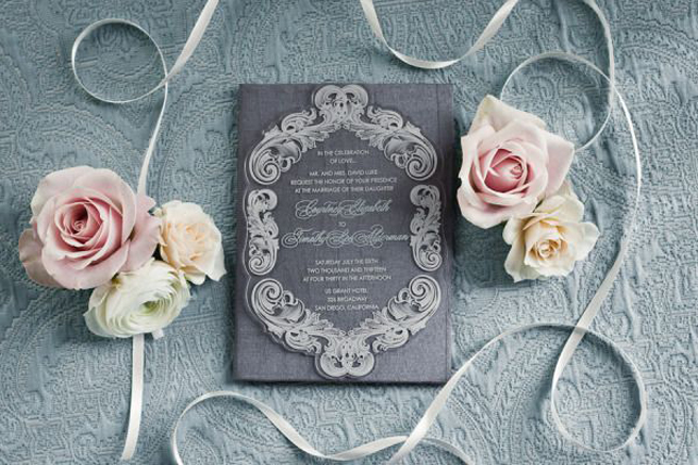 Бумажное кружево: свадебная полиграфия с узорами  