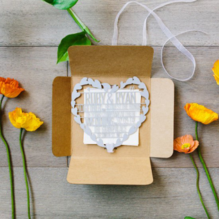 Бумажное кружево: свадебная полиграфия с узорами  