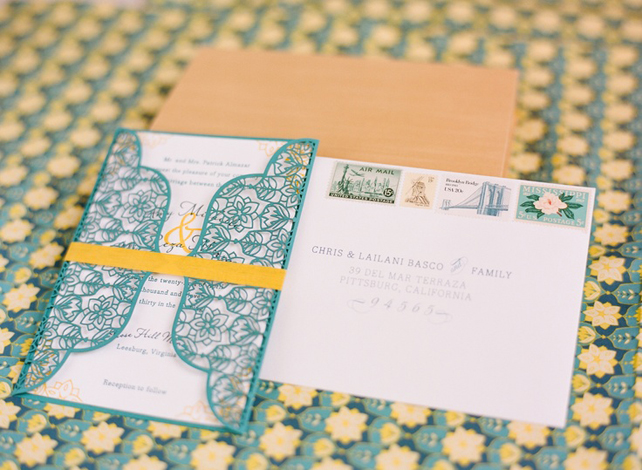 Бумажное кружево: свадебная полиграфия с узорами  