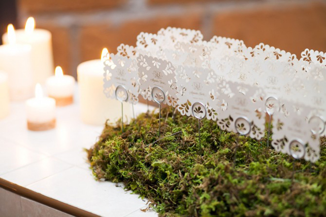 Бумажное кружево: свадебная полиграфия с узорами  