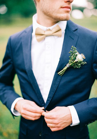 90 вариантов бутоньерок для осенней свадьбы 