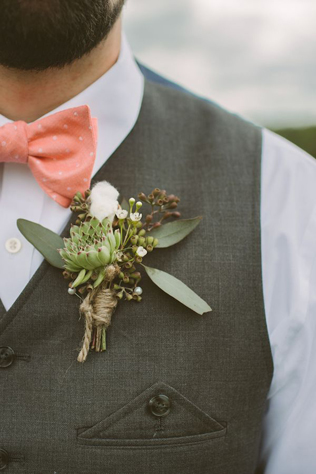 90 вариантов бутоньерок для осенней свадьбы 