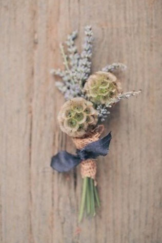 90 вариантов бутоньерок для осенней свадьбы 