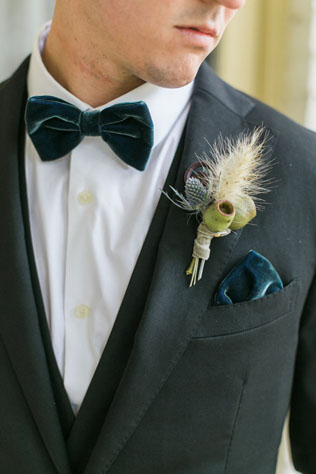 90 вариантов бутоньерок для осенней свадьбы 