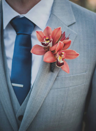 90 вариантов бутоньерок для осенней свадьбы 