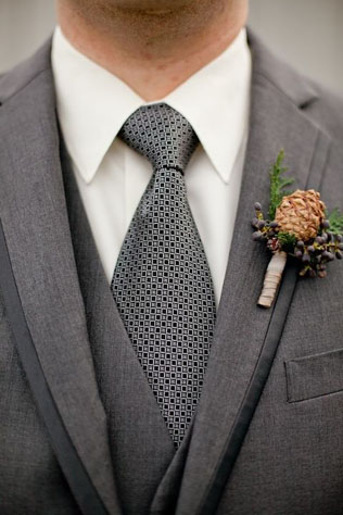 90 вариантов бутоньерок для осенней свадьбы 