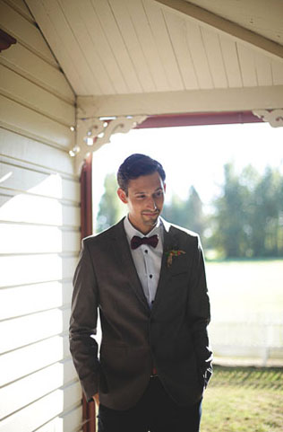 90 вариантов бутоньерок для осенней свадьбы 