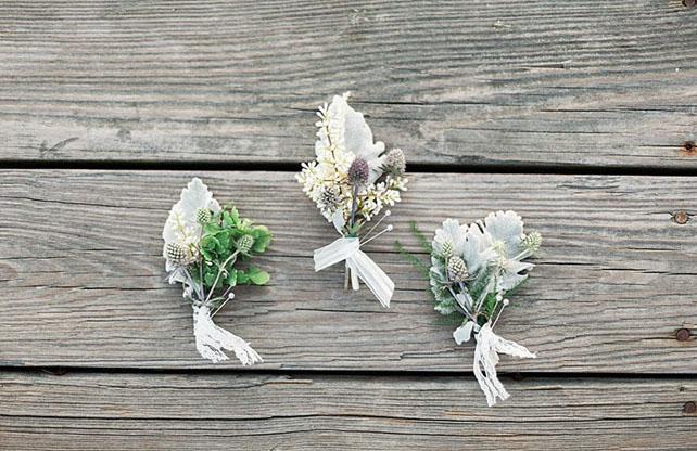 90 вариантов бутоньерок для осенней свадьбы 