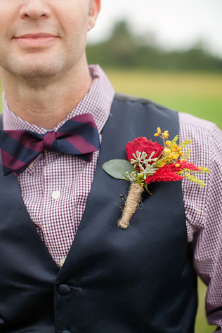 90 вариантов бутоньерок для осенней свадьбы 