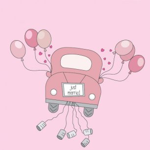 Вдохновение: как украсить свадебный кортеж