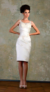 элегантное платье невесты для второго дня