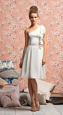 элегантное платье невесты для второго дня