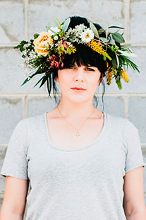 венок невесты для второго дня