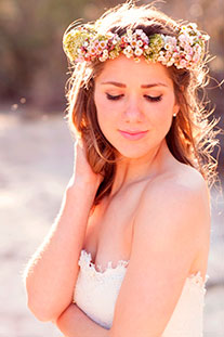 венок невесты для второго дня