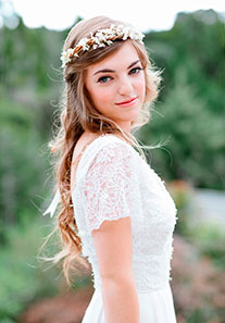 венок невесты для второго дня
