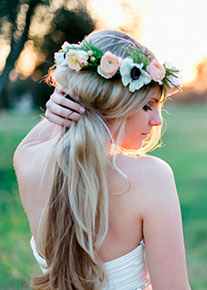 венок невесты для второго дня