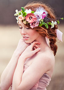 венок невесты для второго дня