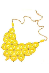 цитрусовая свадьба, бижутерия невесты