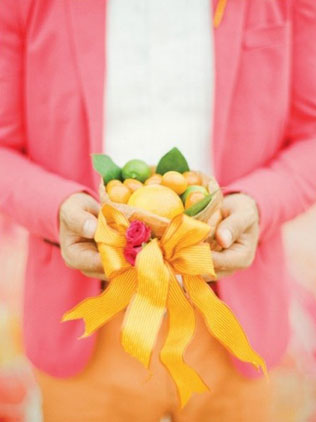 цитрусовая свадьба, образ жениха