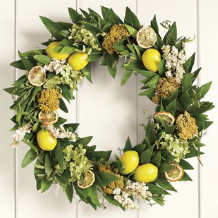 цитрусовая свадьба, флористика