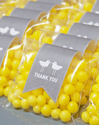 цитрусовая свадьба, бонбоньерки