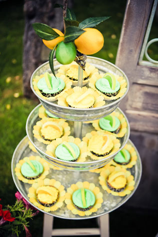 цитрусовая свадьба, сладкий стол