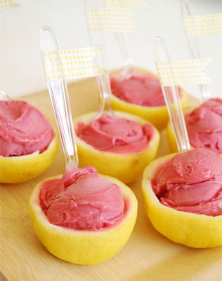 цитрусовая свадьба, сладкий стол