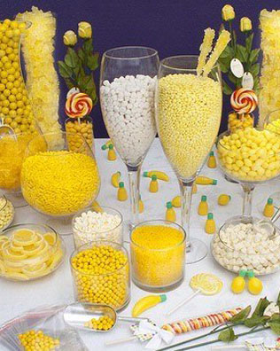 цитрусовая свадьба, сладкий стол