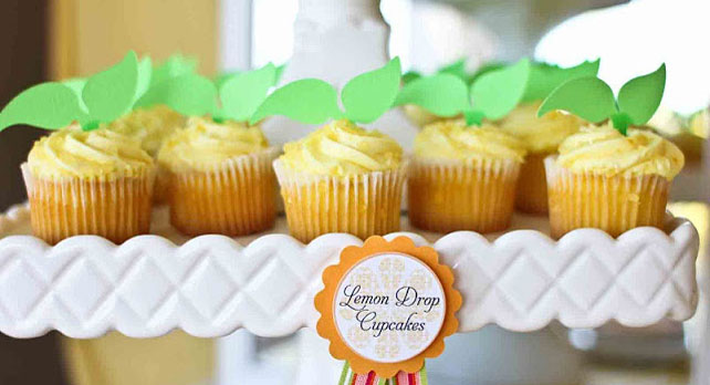 цитрусовая свадьба, сладкий стол