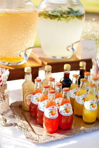цитрусовая свадьба, напитки