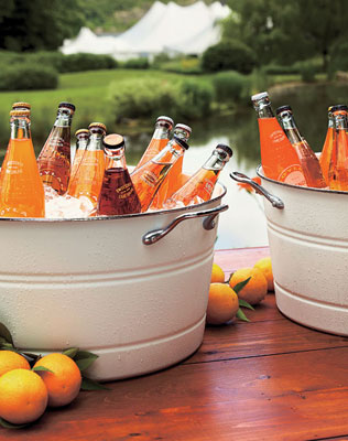 цитрусовая свадьба, напитки