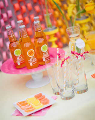 цитрусовая свадьба, напитки