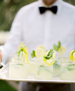 цитрусовая свадьба, напитки