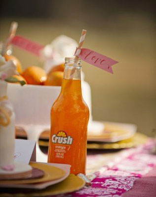 цитрусовая свадьба, напитки