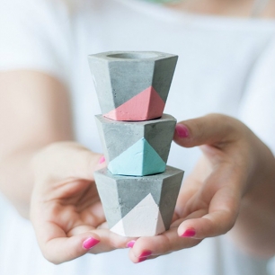 Тренд 2017 года: стильные свадебные детали из бетона 