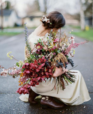 Copper Madness: главные свадебные букеты этой осени 