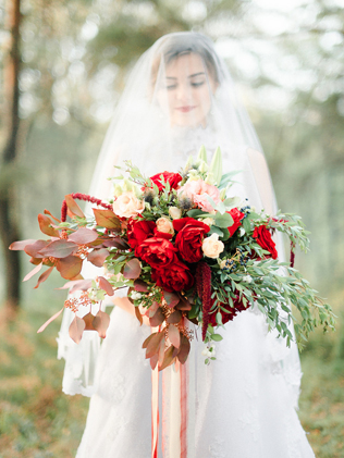 Copper Madness: главные свадебные букеты этой осени 