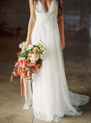 Copper Madness: главные свадебные букеты этой осени 