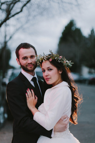 40 цветочных венков для зимнего образа невесты 