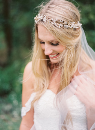 Цветочные веточки: 38 идей для весенней свадебной прически 