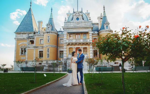 свадебная церемония в Крыму, Массандровский дворец
