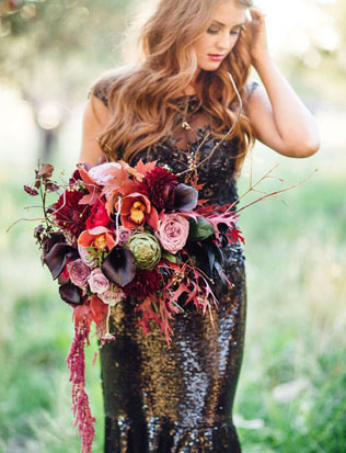 Dark Romance: 60 идей для свадьбы накануне Хэллоуина 